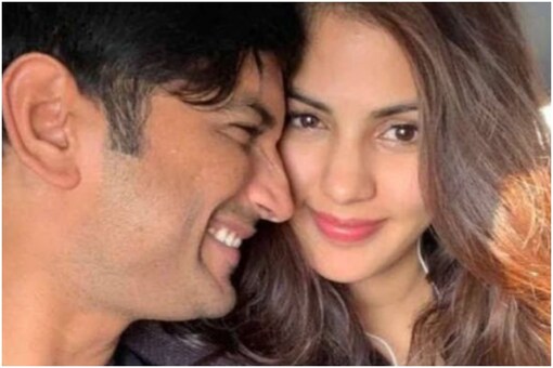 Sushant Singh Rajput with Rhea Chakraborty
