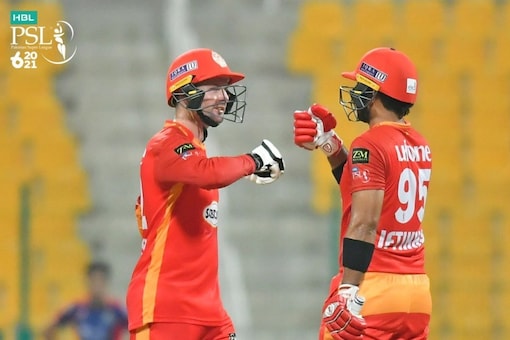Colin Munro (left) and Iftikhar Ahmed (Pic Credit: PSL)