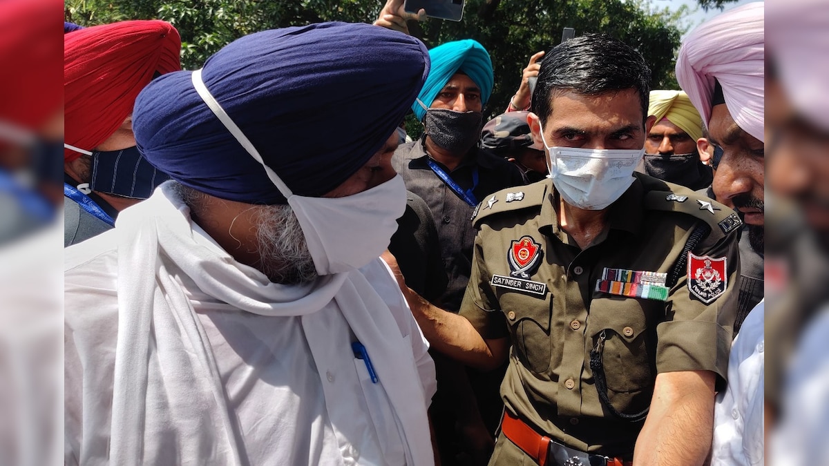 Sukhbir Singh Badal Detained as SAD-BSP Workers Protest Outside CM Amarinder Singh's House