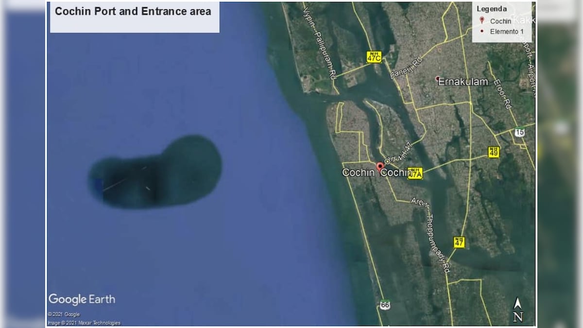 Google Maps Satellite Image of Invisible 'Island' off Kerala Coast Leaves Experts Baffled