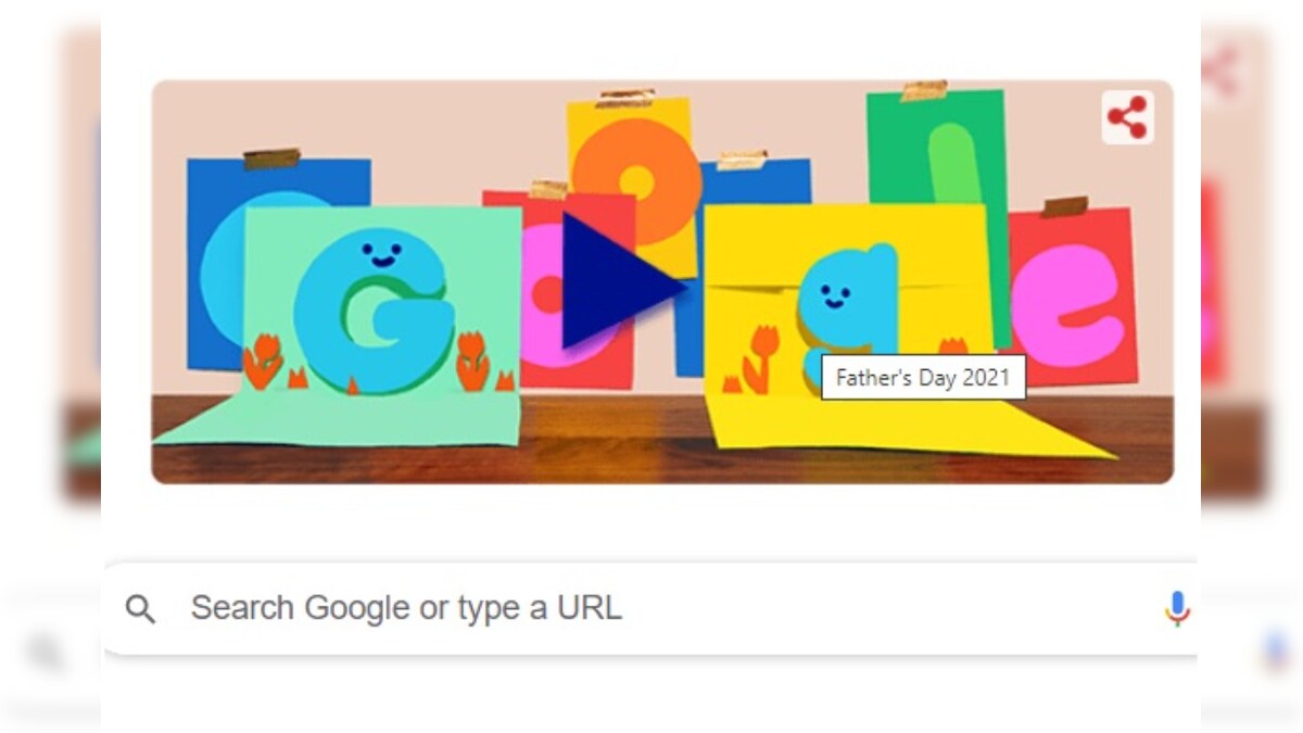 Happy Father's Day 2021: Google Doodle Wishes all Dads with Adorable Pop-up Card