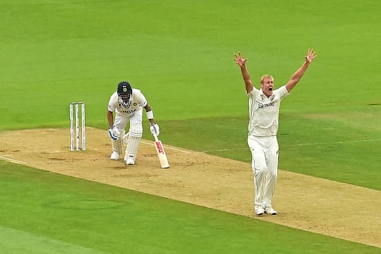 Kyle Jamieson traps Virat Kohli lbw (AFP Photo)