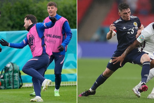 Ben Chilwell (L), Mason Mount (C) and Billy Gilmour (Photo Credit: AP)