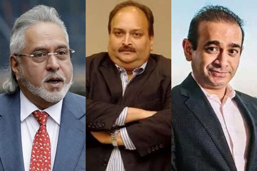 (From left) Vijay Mallya, Mehul Choksi and Nirav Modi. ED has confiscated assets of the three businessmen.