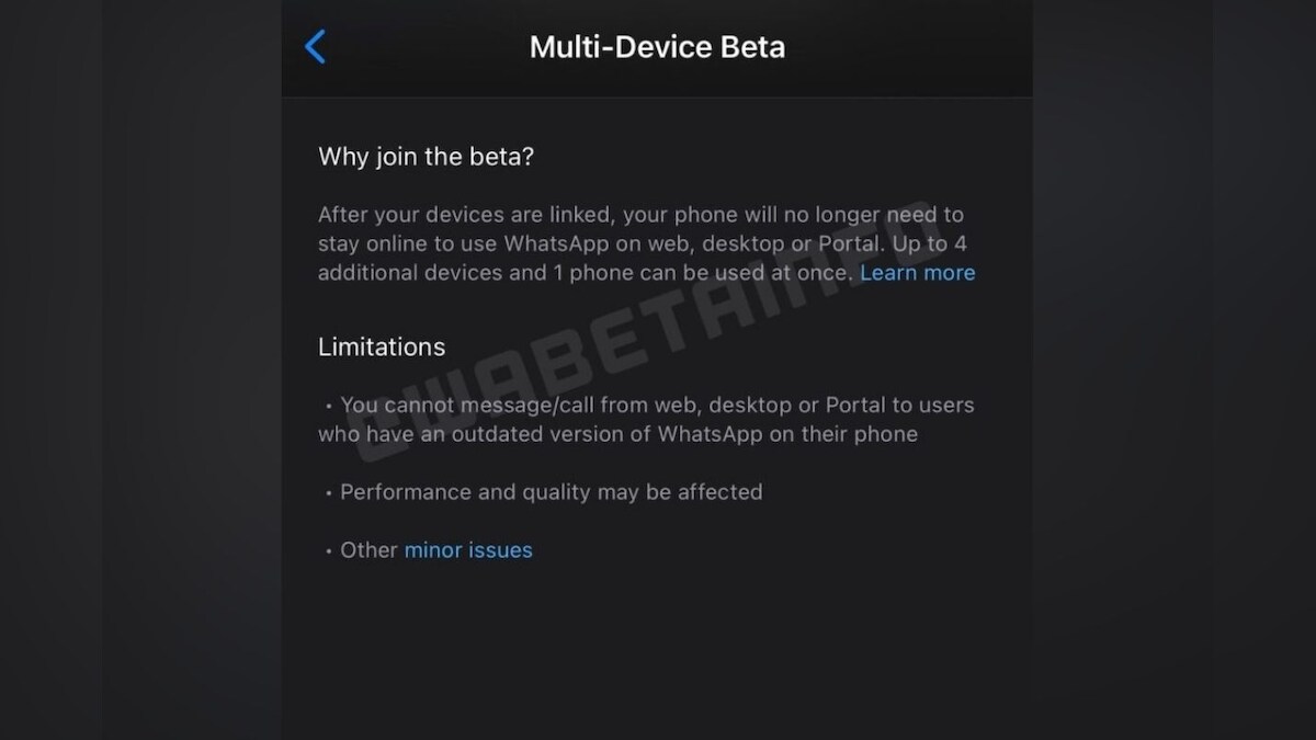 Early Version of WhatsApp Multi-Device Support Could Be Limited to One Phone Per Account