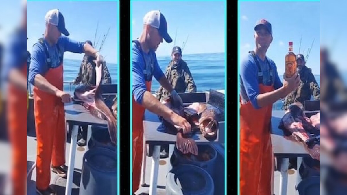 Watch: Fisherman Finds Unopened Bottle Of Whisky Inside A Fish