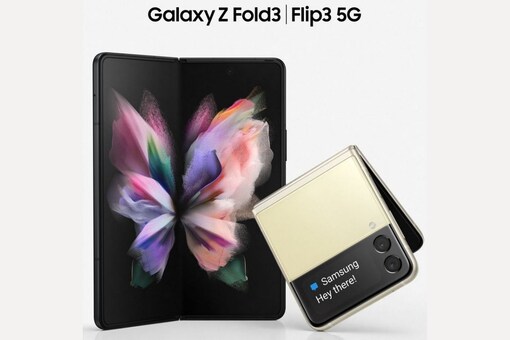Samsung Galaxy Z Flip 3 and Samsung Galaxy Z Fold 3 renders. (Image Credit: Twitter/ @Evleaks)