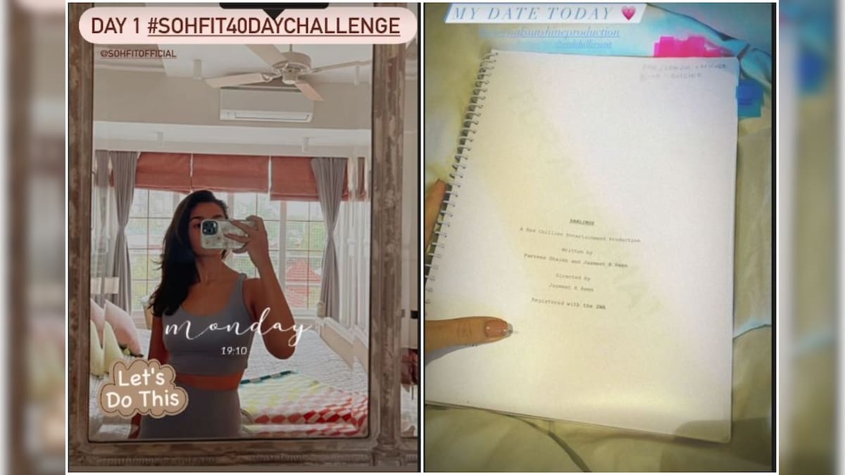 Alia Bhatt's Date for the Day is Script of Darlings, Takes on 40-day Fitness Challenge