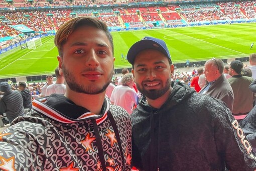 Rishabh Pant during England vs Germany, Euro 2020 clash (Pic Credit: IG/rishabpant)