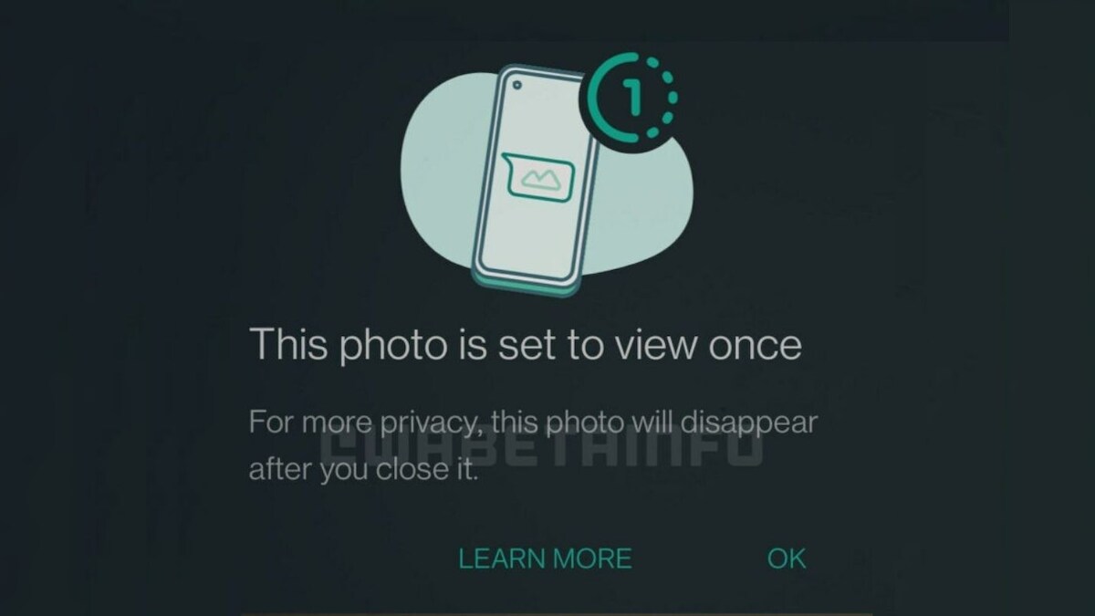 WhatsApp Starts Testing Snapchat-Inspired 'View Once' for Images and Videos