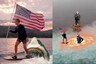 Facebook CEO Mark Zuckerberg 'Flagged' With Memes For Fourth of July Surfing Photo