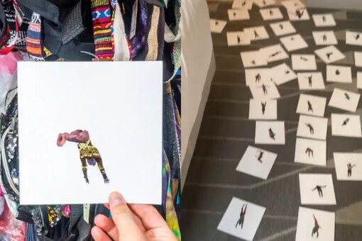 US Artist Uses 100 Cutouts of Olympic Gymnast Simone Biles to Dedicate Artwork