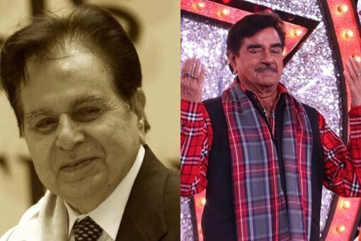 Dilip Kumar and Shatrughan Sinha