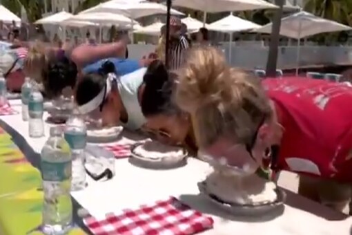 The competition took place on July 4 in Key West, Florida. (credit: reuters/youtube)