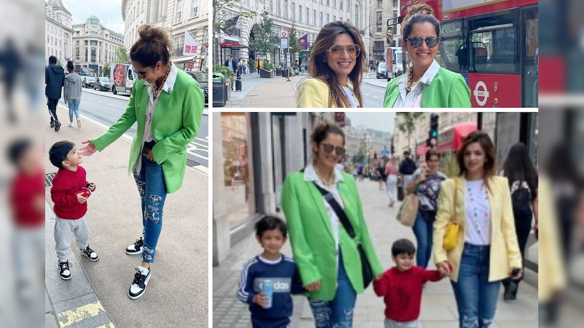 Sania Mirza is Twinning with Son Izhaan Mirza Malik on The Streets of London