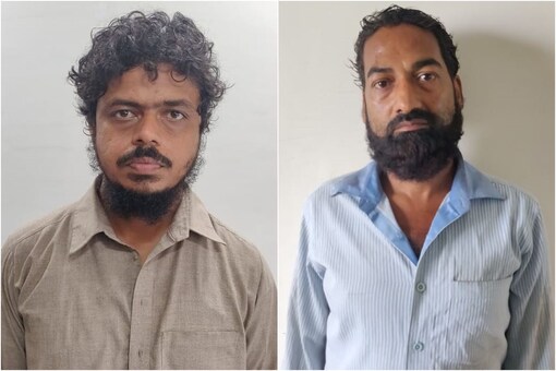 The two arrested terrorists.