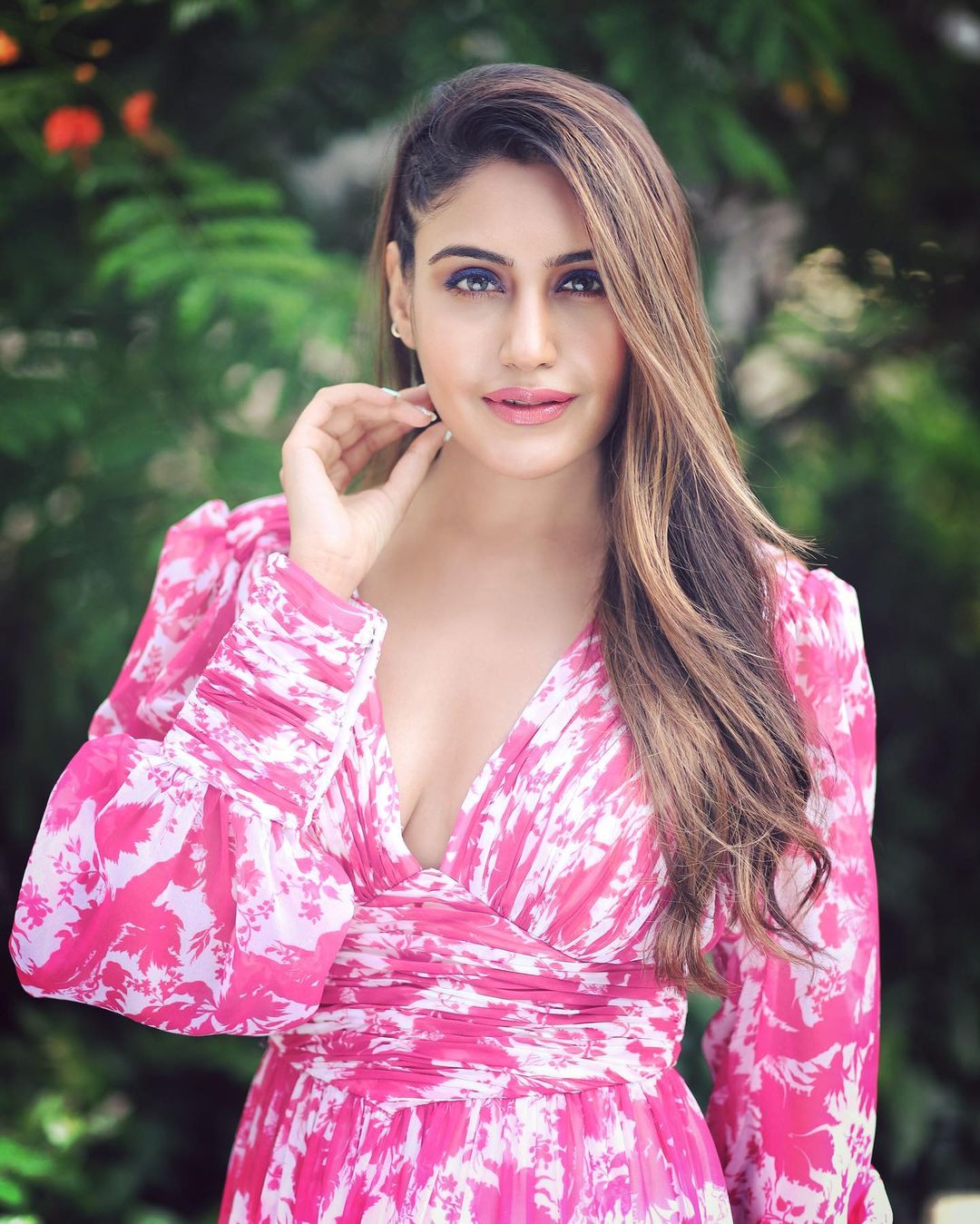  Surbhi Chandna looks sexy in the dress with the plunging neckline. We round up more such amazing pictures of the diva. (Image: Instagram)