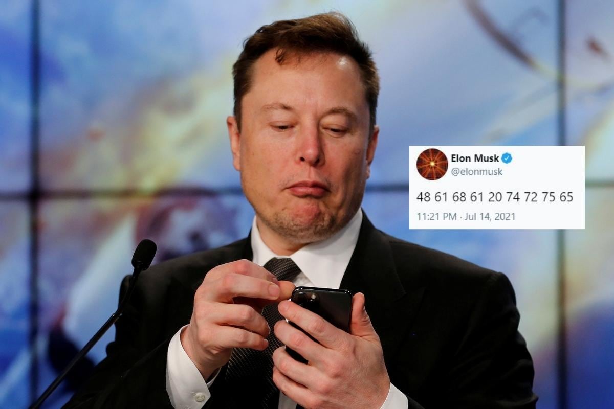 Elon Musk Tweeted a ‘Cryptic’ Message in Hex. Here’s What It Says