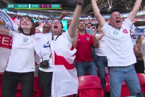 As Nina and her friend celebrated the goal during the match, the moment went viral after it was captured on television. (Credit: Instagram)