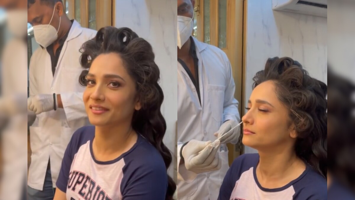 Ankita Lokhande Takes Her First Covid Test on Pavitra Rishta 2 Sets, Shares Fun BTS Video