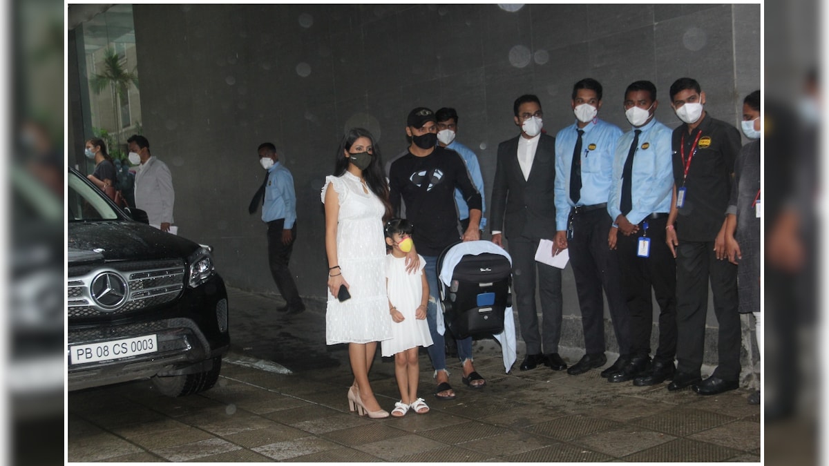 Harbhajan Singh and Geeta Basra Spotted Outside Hospital with Their Newborn Son