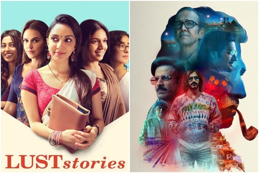 Lust Stories and Ray posters.