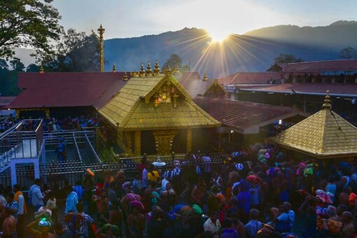 This is the first time after the second wave of Covid that the pilgrims are allowed entry into Sabarimala temple (File photo: PTI)