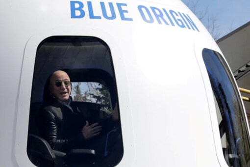 This will be the first flight of Blue Origin's New Shepard system featuring a human crew