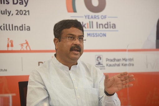 Dharmendra Pradhan, Union Minister of Education held meeting on NEP Dharmendra Pradhan, Union Minister of Education held meeting on NEP