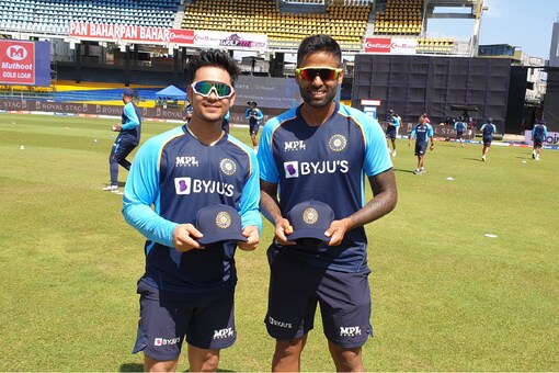 Ishan Kishan and Suryakumar Yadav made their debut in the first ODI against SL. Photo: BCCI