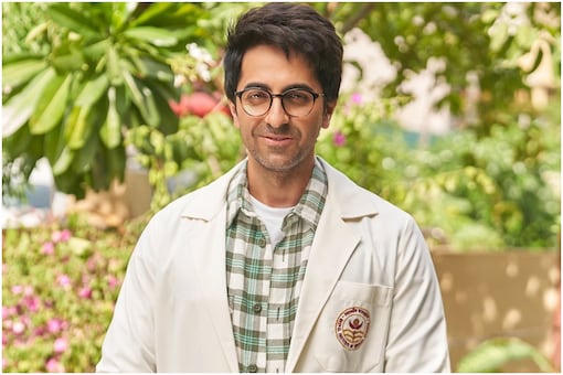 Ayushmann Khurrana poses in a doctor's coat for his upcoming film Doctor G, which has gone on floors. 