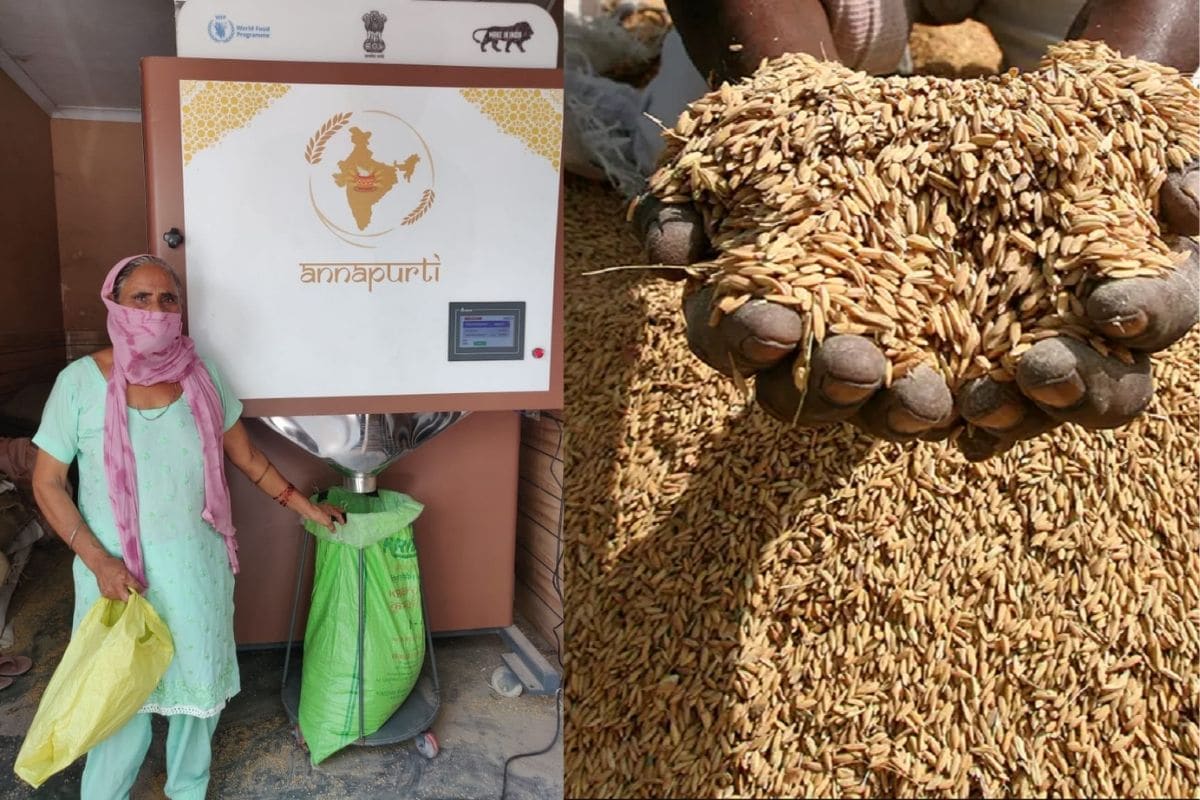 India's First Grain ATM Set Up in Haryana, Dispenses 70 kg Grains in 5 Minutes