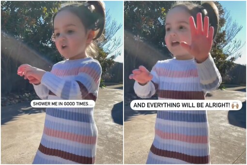 The girls' name is Lila and the video was posted by her mother Ece. (Credits: Instagram/itseceyilmaz)