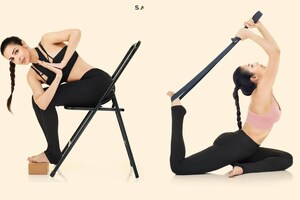 Malaika Arora Uses Brick, Chair, Belt And Stick To Boost Her Yoga Workout, See Her Pictures