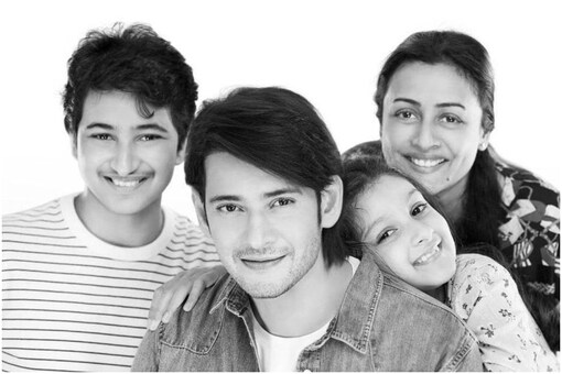 Mahesh Babu with family