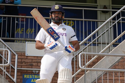 Rohit Sharma is leading the Indian team in the warm-up game against England Select County XI in Durham. Photo: BCCI