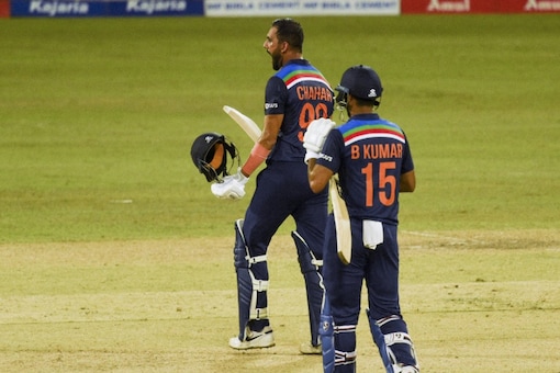 Deepak Chahar scored 69 valuable runs in the second ODI against Sri Lanka.