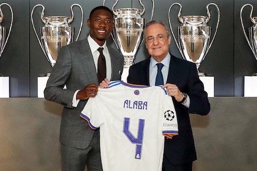 David Alaba unveiled as Real Madrid's new no. 4 (Twitter)