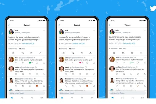 Twitter says it is testing the downvote feature with select iOS users.