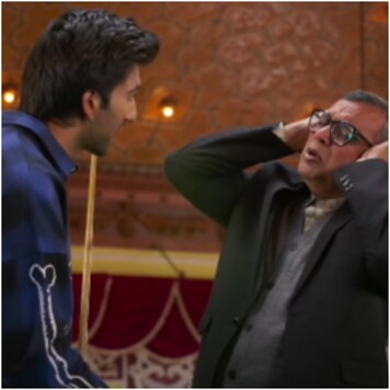 Hungama 2 still featuring Meezaan and Paresh Rawal
