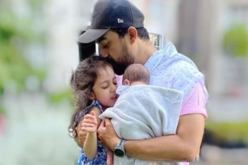 Rannvijay Singha shared a glimpse and revealed the name of his baby boy in latest post on Instagram. Rannvijay Singha shared a glimpse and revealed the name of his baby boy in latest post on Instagram.