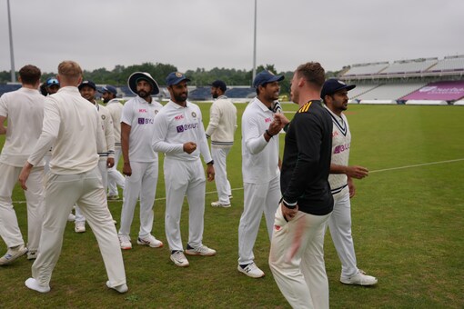 India vs England County Select XI: Jadeja Hits Fifty, Agarwal And Vihari  Among The Runs