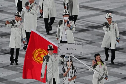 Tokyo Olympics Opening Ceremony: Maskless Kyrgyzstan And Tajikistan