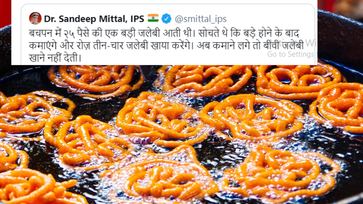 IPS Officer Shares His Love for Jalebis, Wife’s Response Leaves Twitter in Splits