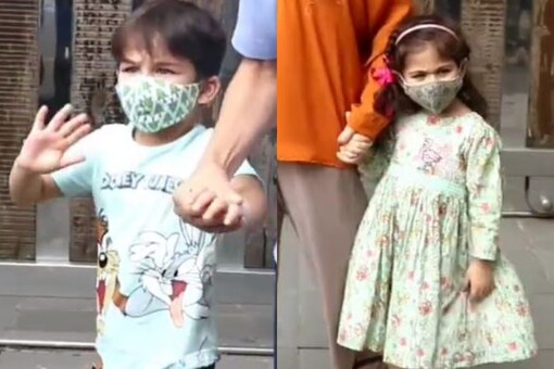 Taimur Ali Khan and cousin Inaaya Naumi Kemmu