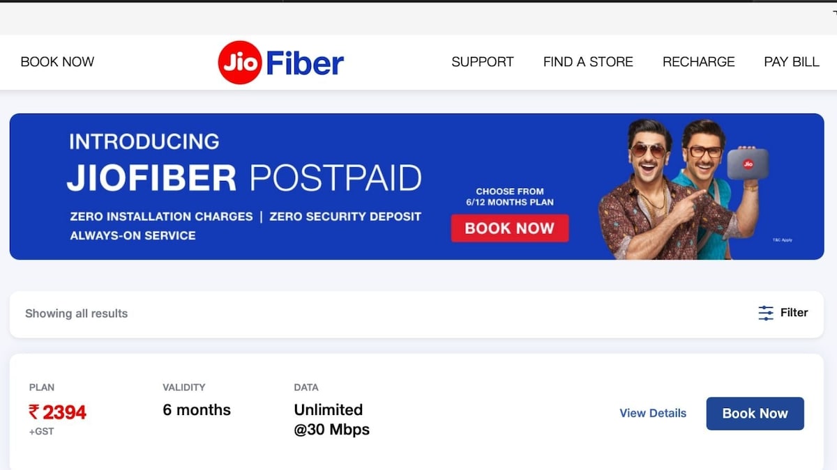 Broadband Buying Guide: Reliance JioFiber From Rs 399 For Prepaid Or Postpaid Plans