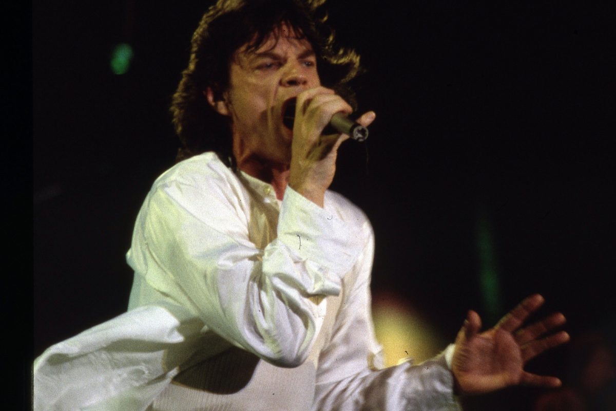 Mick Jagger Rolling Stones Singer Vintage Publicity 8x10 Color Photo A 