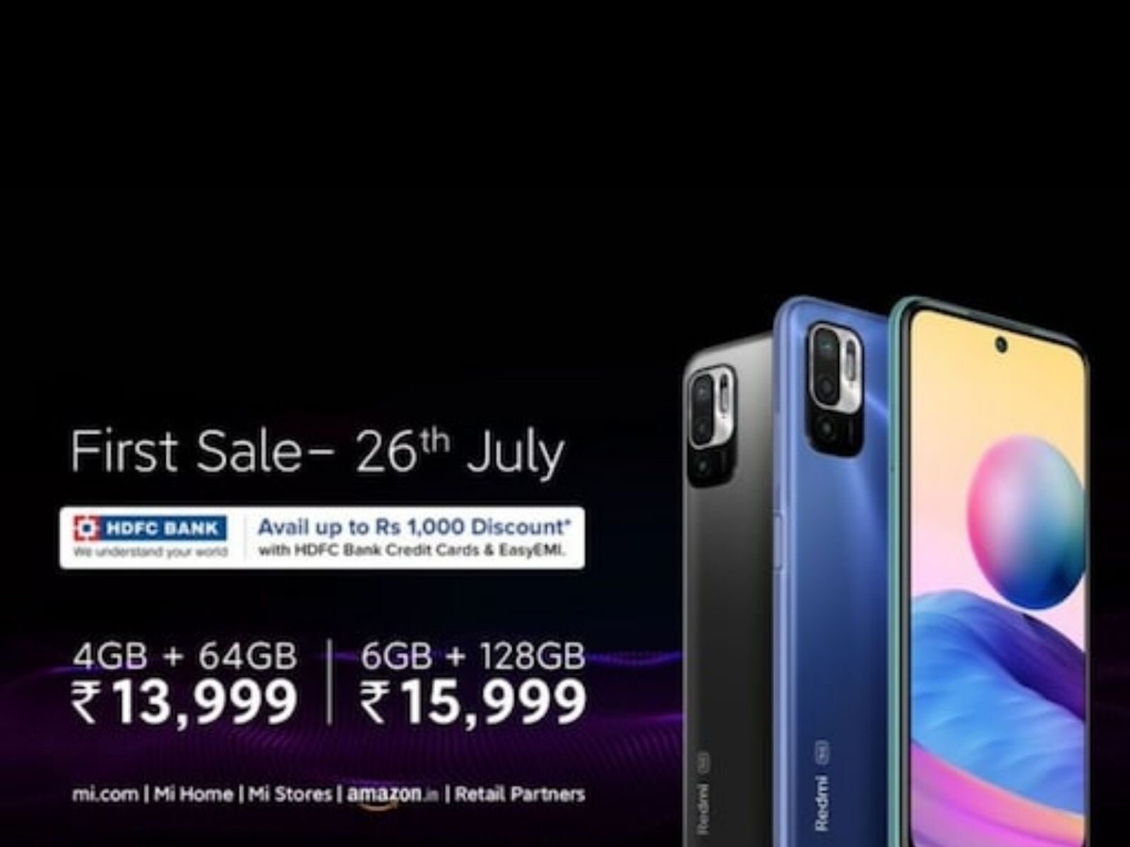 Redmi Note 10T 5G Goes On Sale in India Today: All Prices, Offers