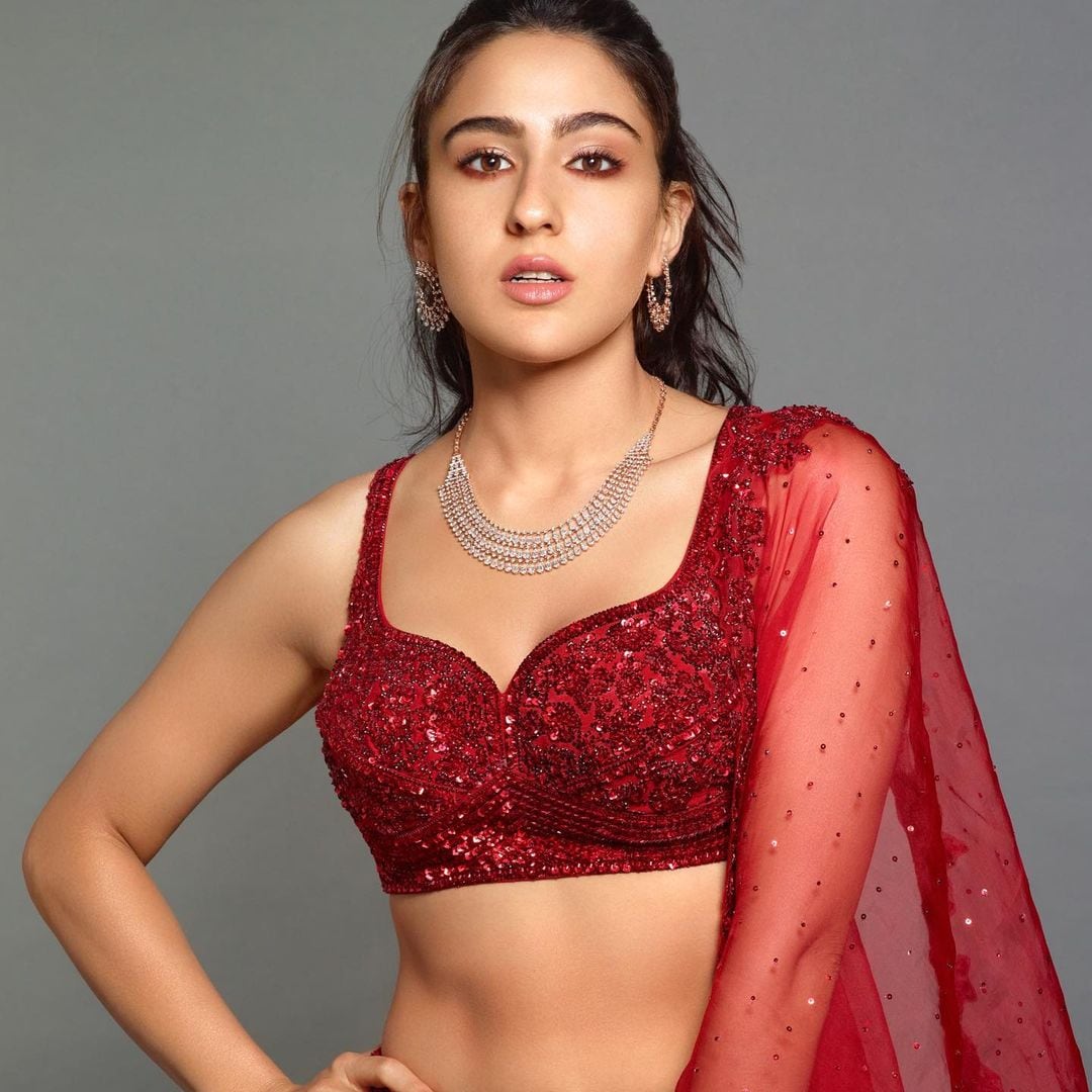 Sara Ali Khan embodies unmatchable elegance in icy mint backless blouse and  lehenga from Manish Malhotra's Nooraniyat collection : Bollywood News -  Bollywood Hungama