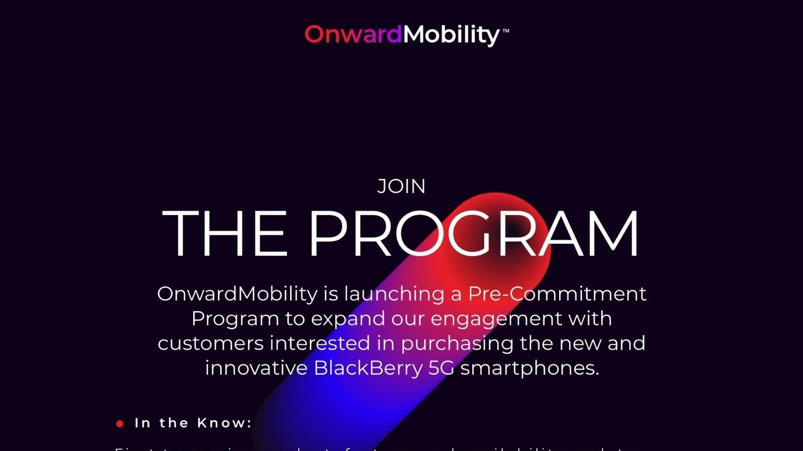 Could BlackBerry Phones Be Making A Comeback? Onward Mobility's The